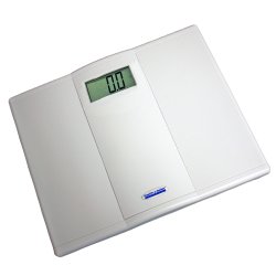 Floor Scale Health O Meter® Digital Audio Display 550 lbs. / 250 kg Capacity White Battery Operated - Case of 2